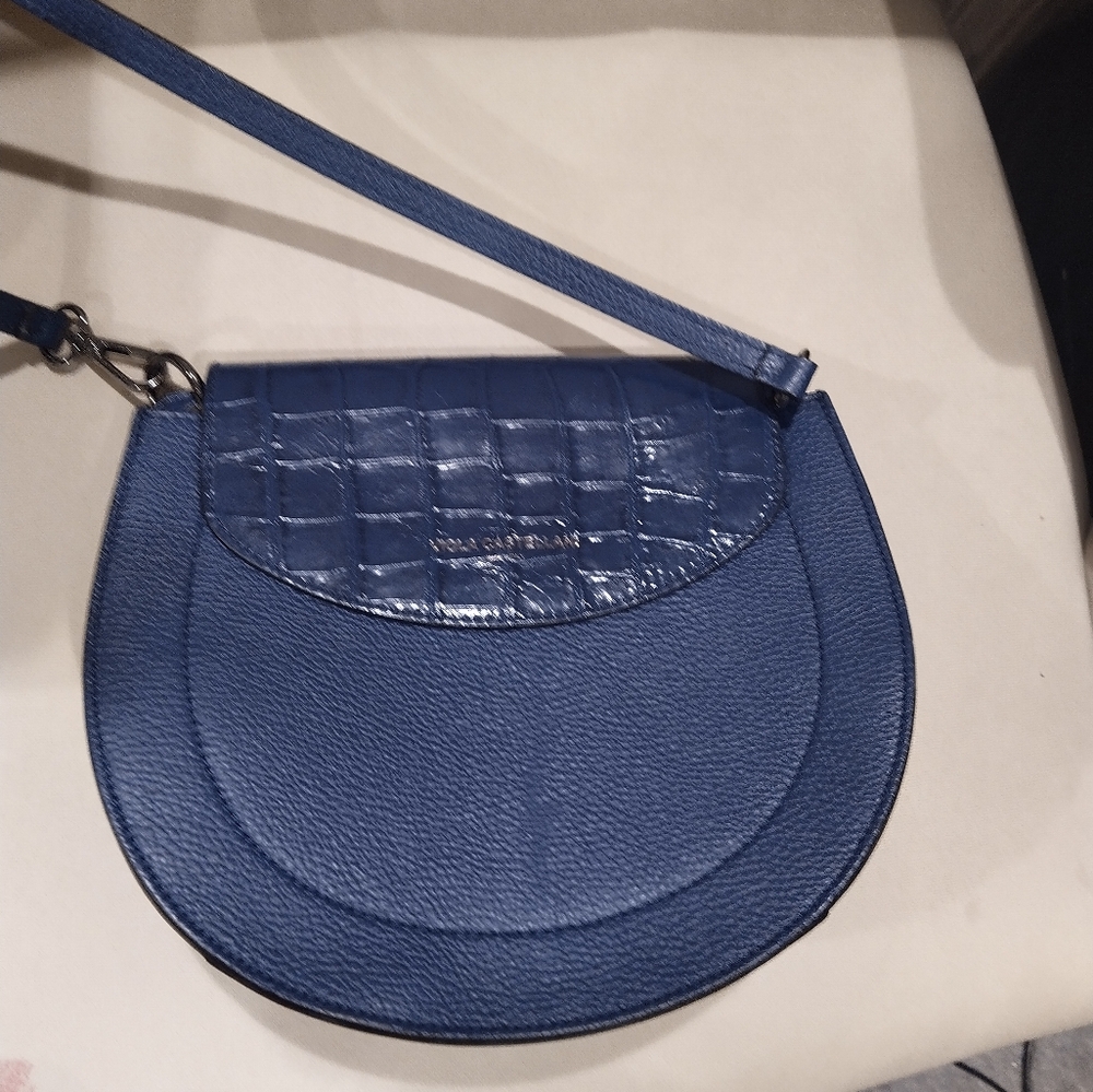 Blue viola Castellani handbag